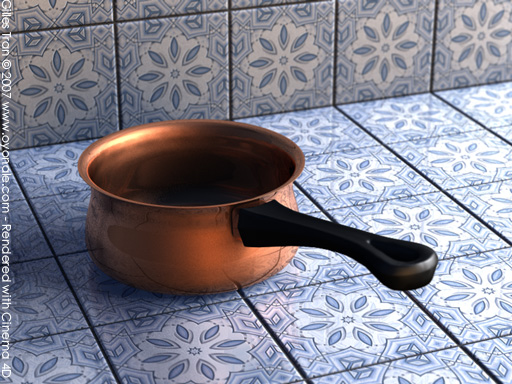 Saucepan demo (Cinema 4D)