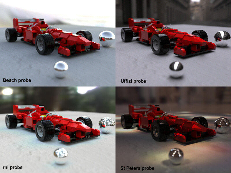 Test : HDRI et Lego