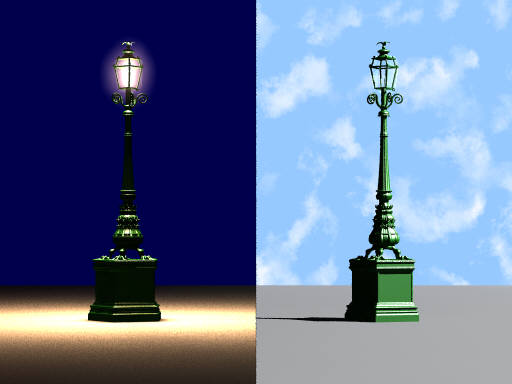 19th c. Paris lamplight