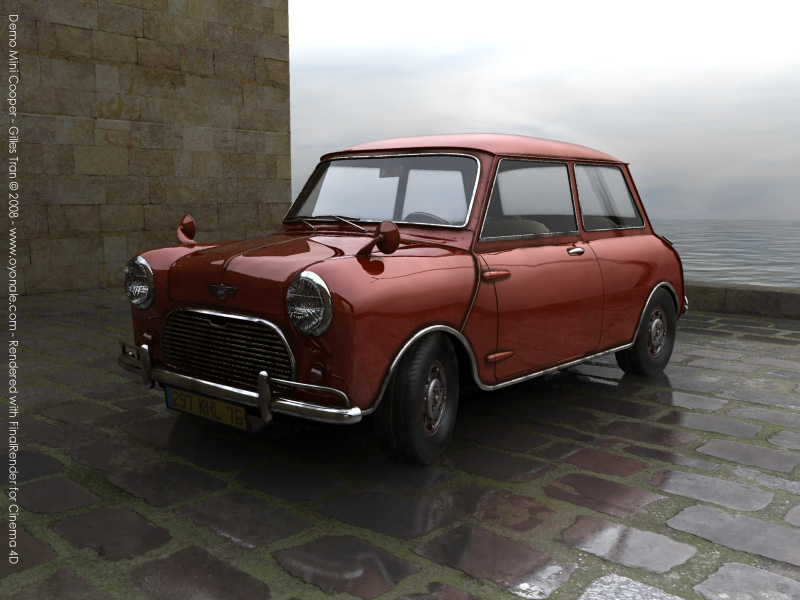 Dmo Mini Cooper (finalRender for Cinema 4D)