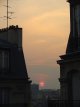 Coucher de soleil rue Damesme